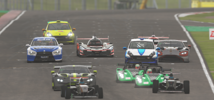 rFactor 2 | How to choose the grid of cars for multi-class racing