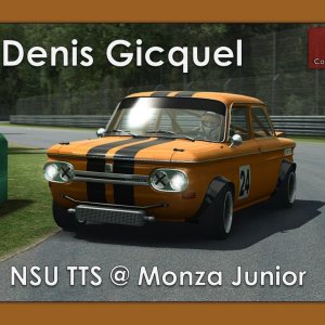 RaceRoom Competition Winning Lap - Monza Circuit Junior - NSU TTS - Denis Gicquel  - 1.04:217